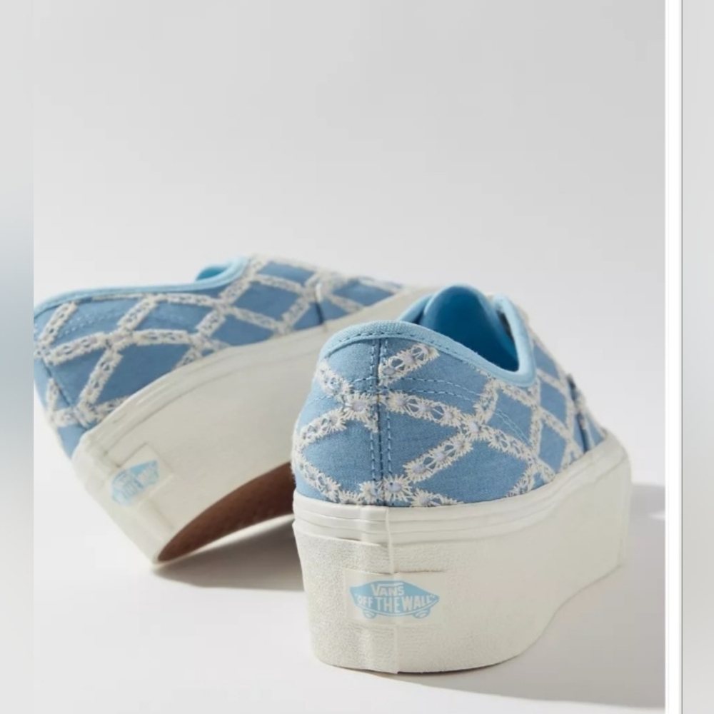 Vans Authentic Stackform Platform Denim Mix Light… - image 3